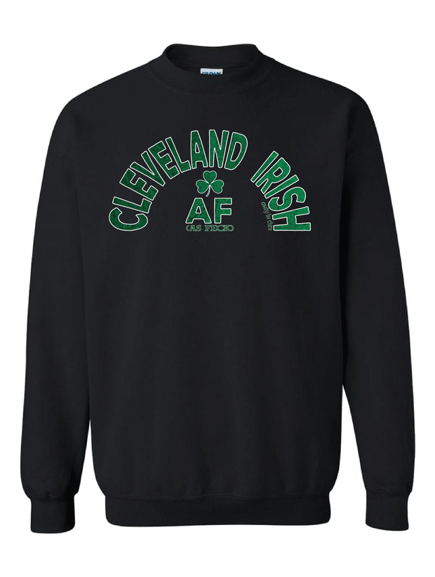 "Cleveland Irish AF (as feck) on Black