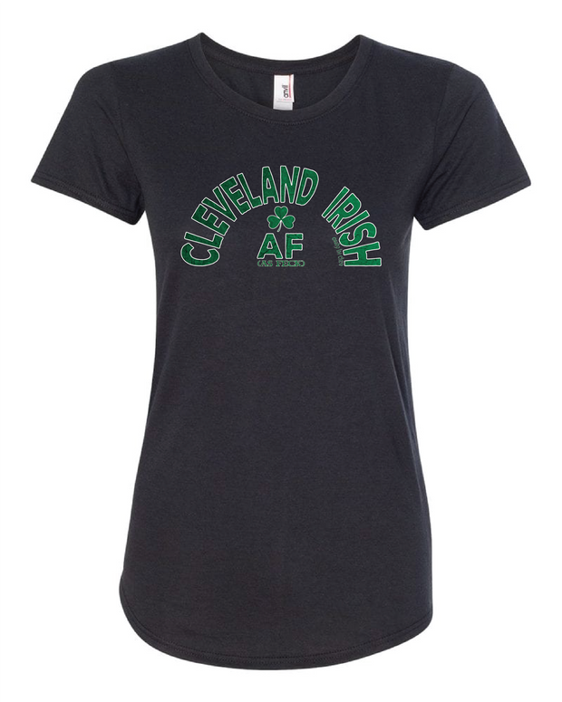 "Cleveland Irish AF (as feck) on Black
