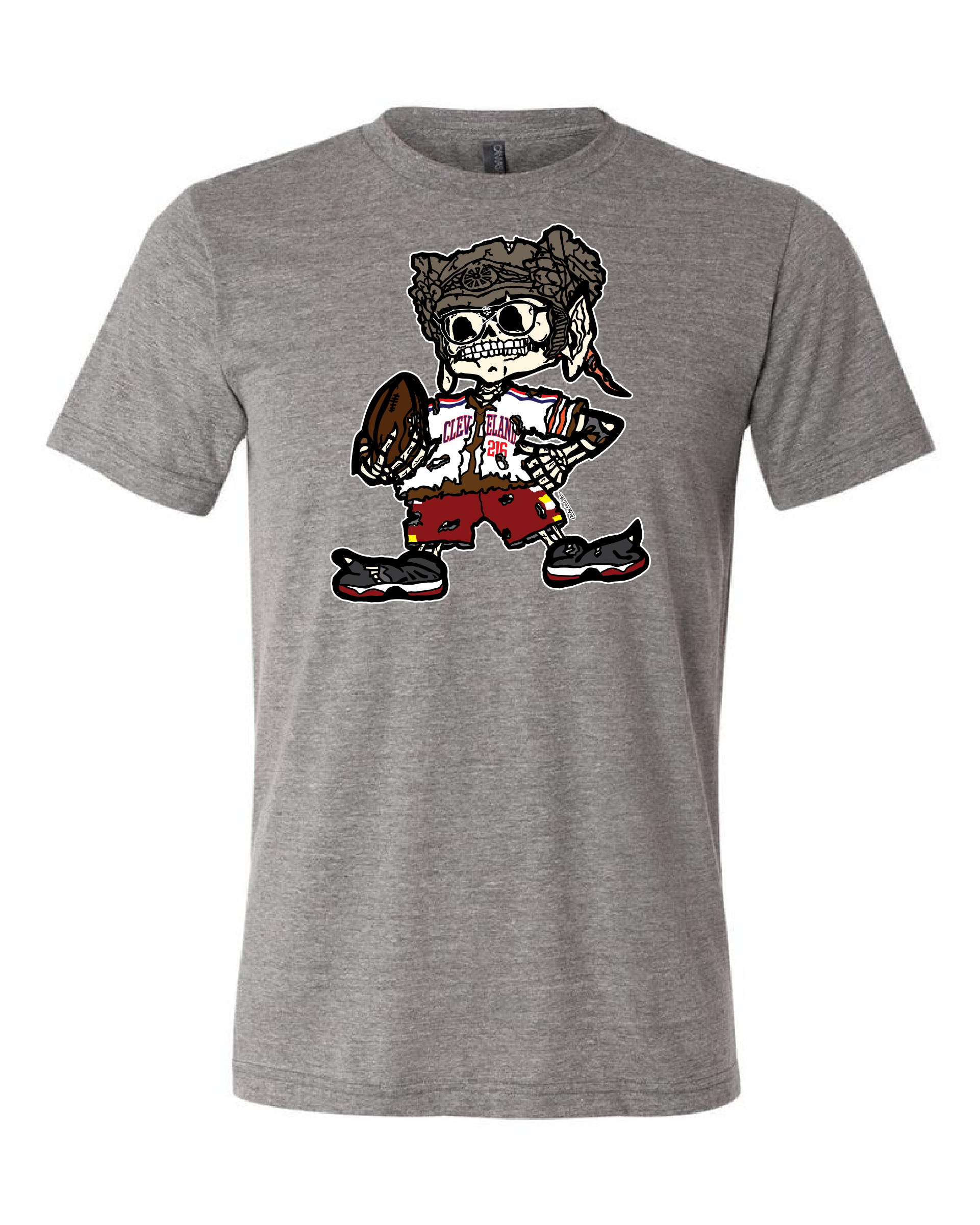 "All Sports Elf Design" on Gray - Only in Clev 