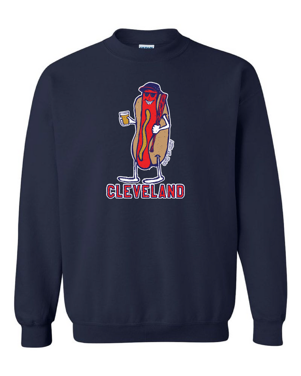 "Cleveland Dollar Dog/Beer Design" on Navy