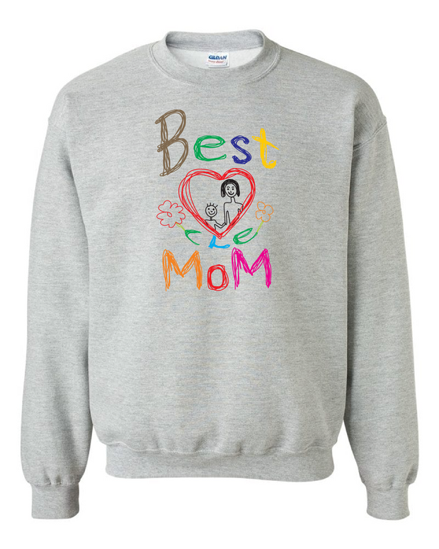 "Best Cle Mom" on Gray