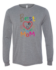 "Best Cle Mom" on Gray