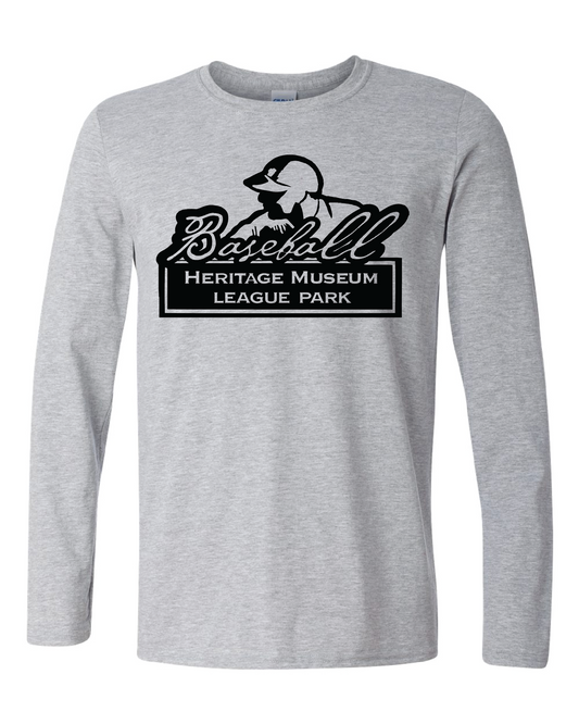 "Baseball Heritage Museum Design" on Gray - Only in Clev 