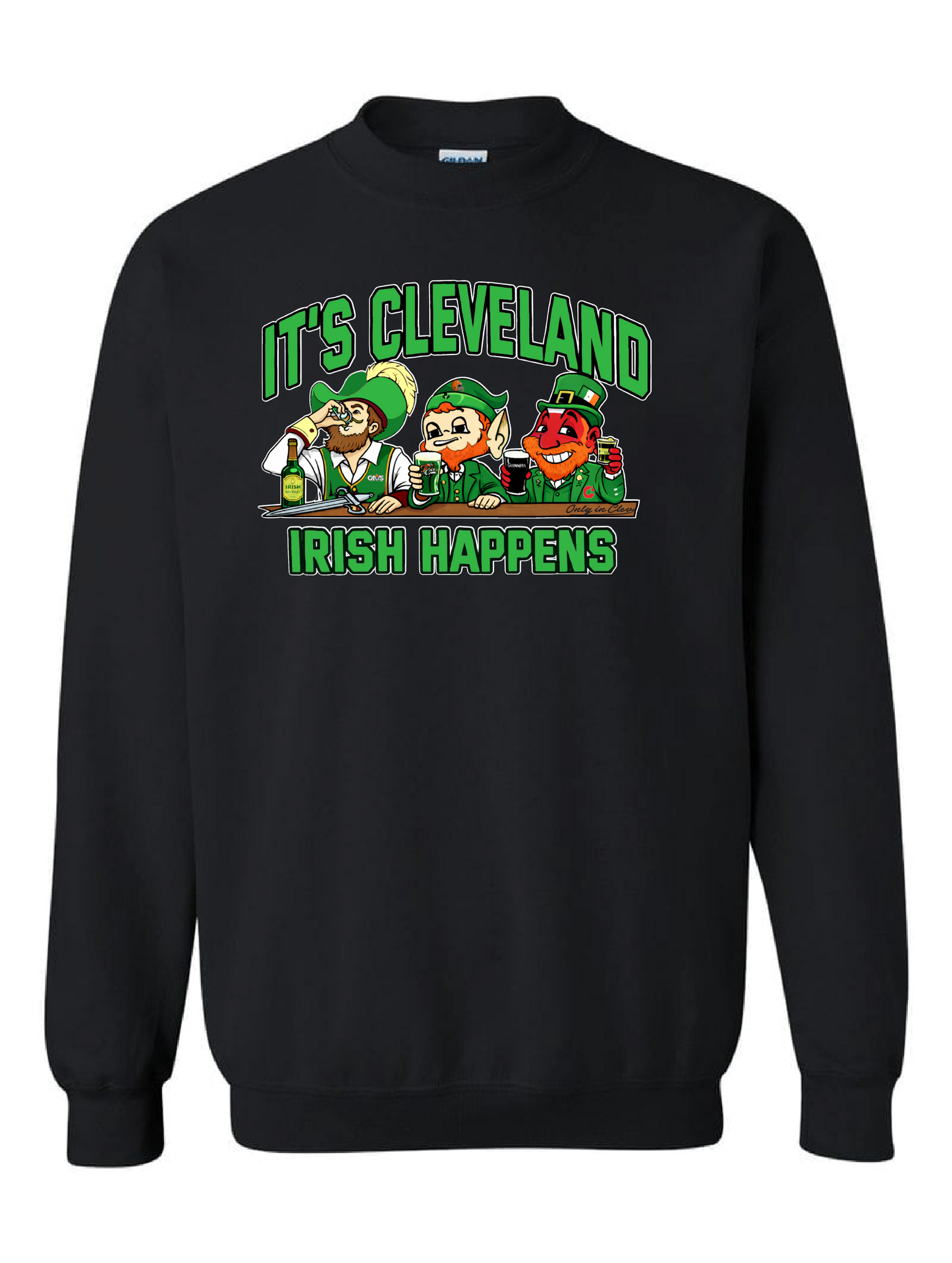 Irish Happens  (Cleveland Style) on Black Only in Clev