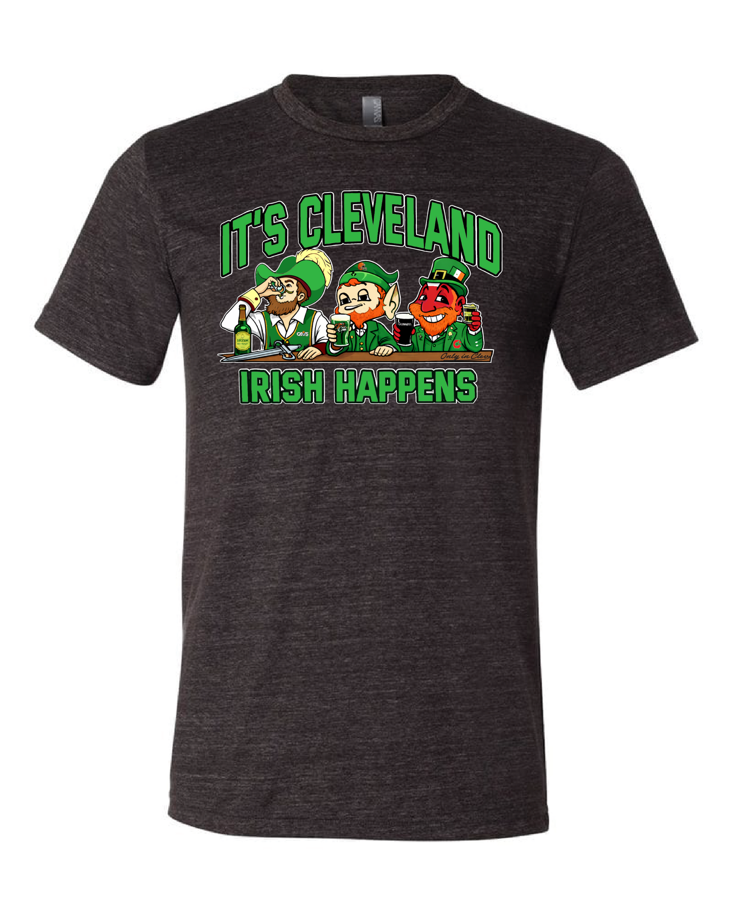 Irish Happens  (Cleveland Style) on Black Only in Clev