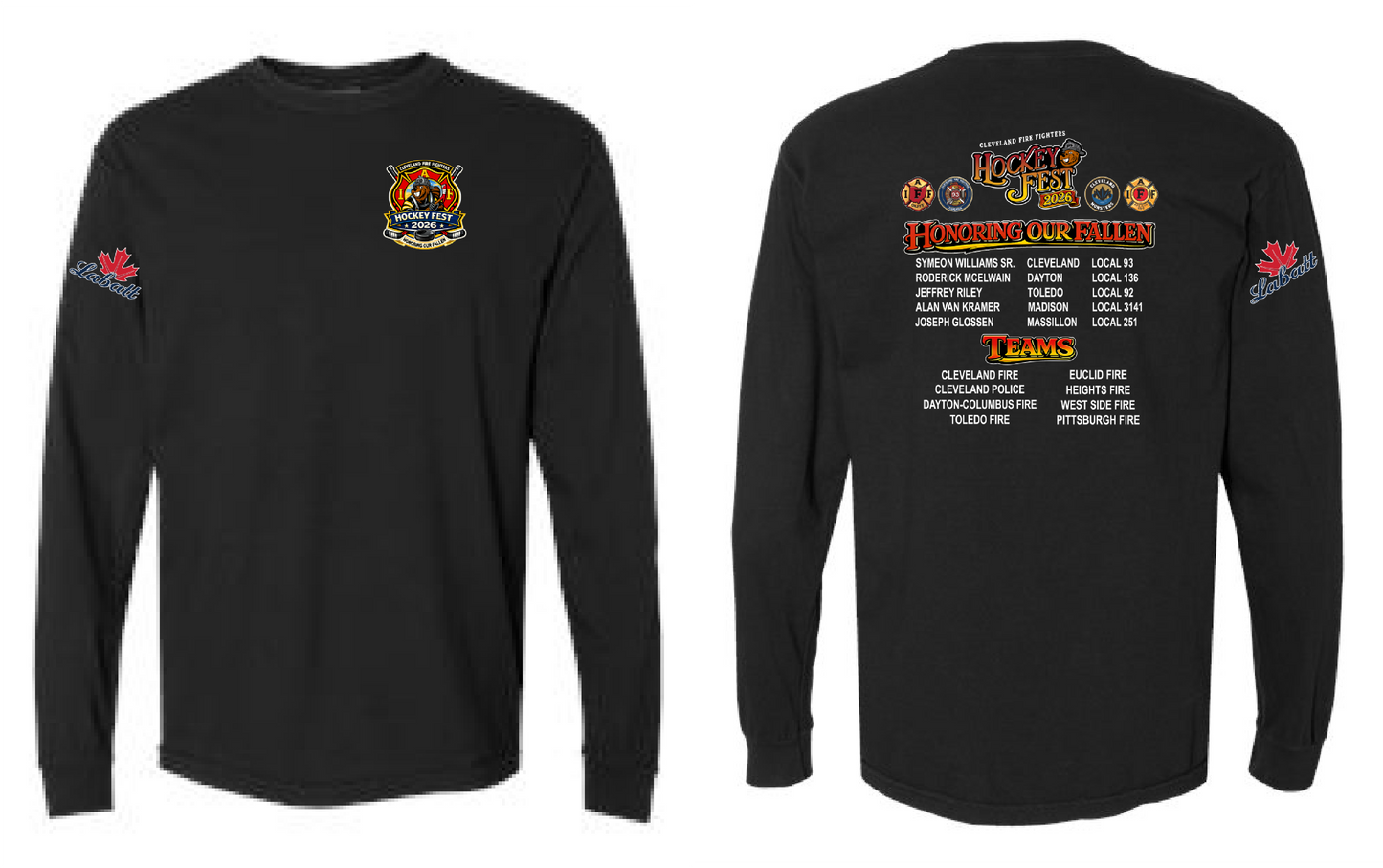 Cleveland Fire Fighters Hockey Fest 2026 on Black Only in Clev