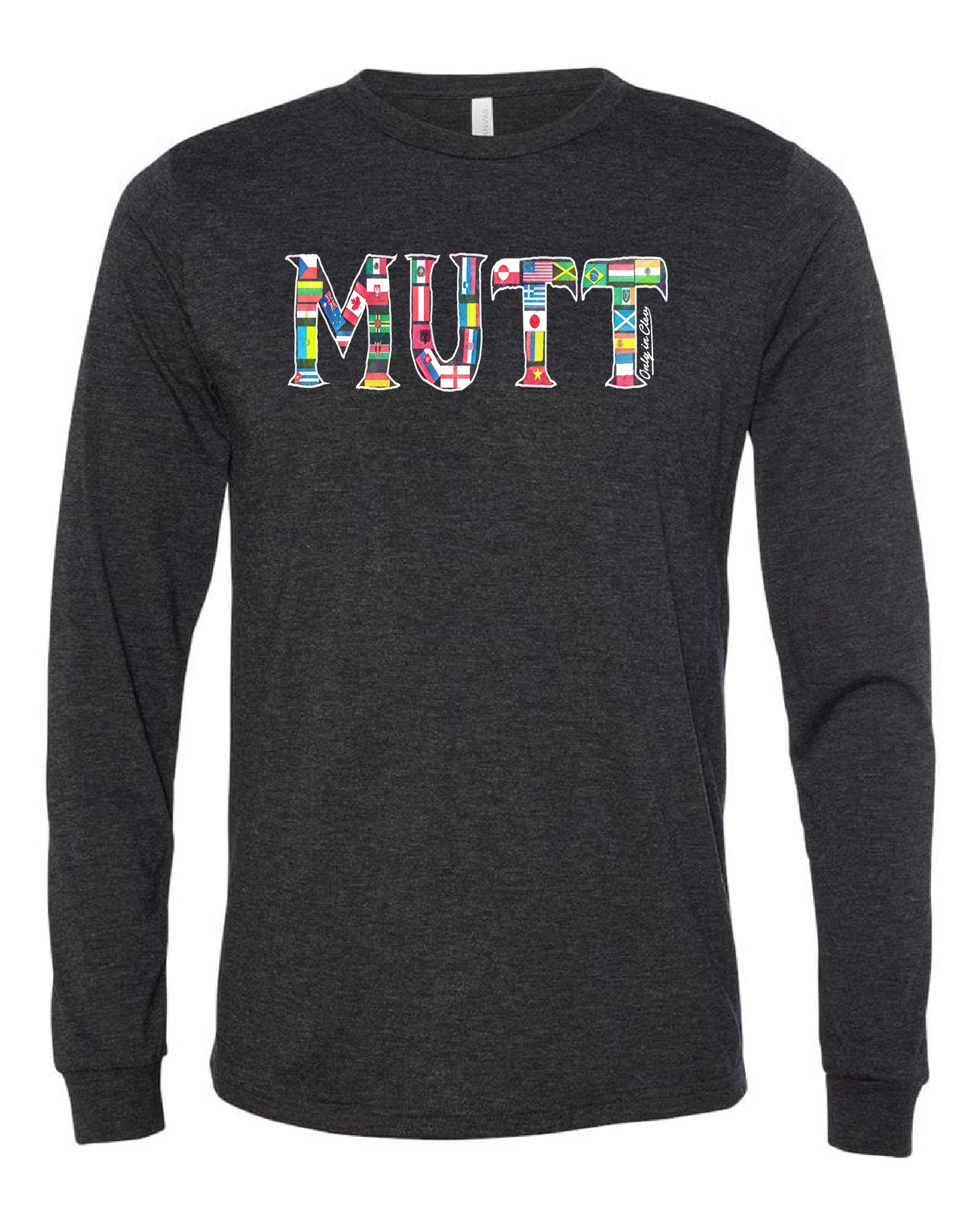 "MUTT" T-Shirt" on Black Only in Clev