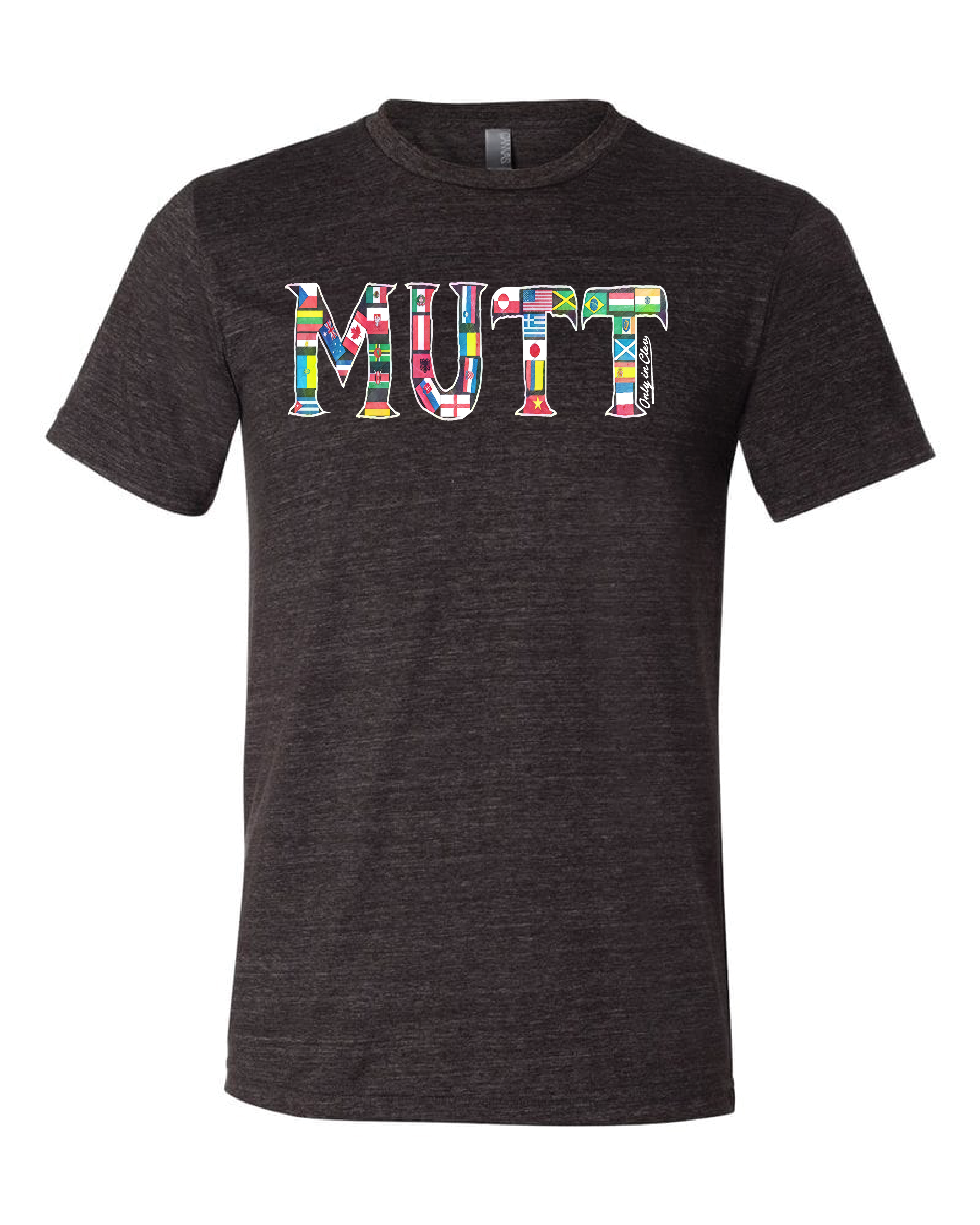 "MUTT" T-Shirt" on Black Only in Clev