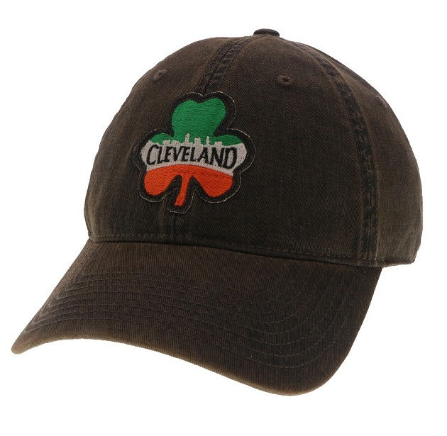 "Cleveland Shamrock" on Irish Green Dad's Hat - Only in Clev 