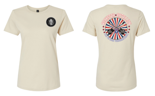 "RockStar Battalion" Rockstar Twirl Design on Tan - Only in Clev 