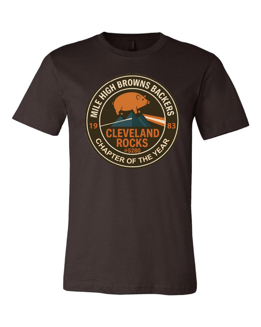 Mile High Browns Backers 2025 Only in Clev 3XL / Brown Short Sleeve