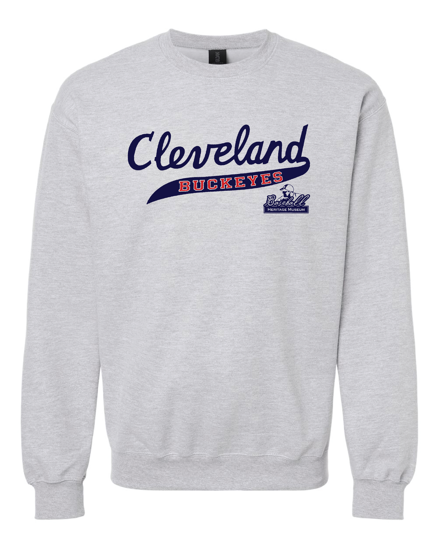 "Cleveland Buckeyes" on Gray - Only in Clev 