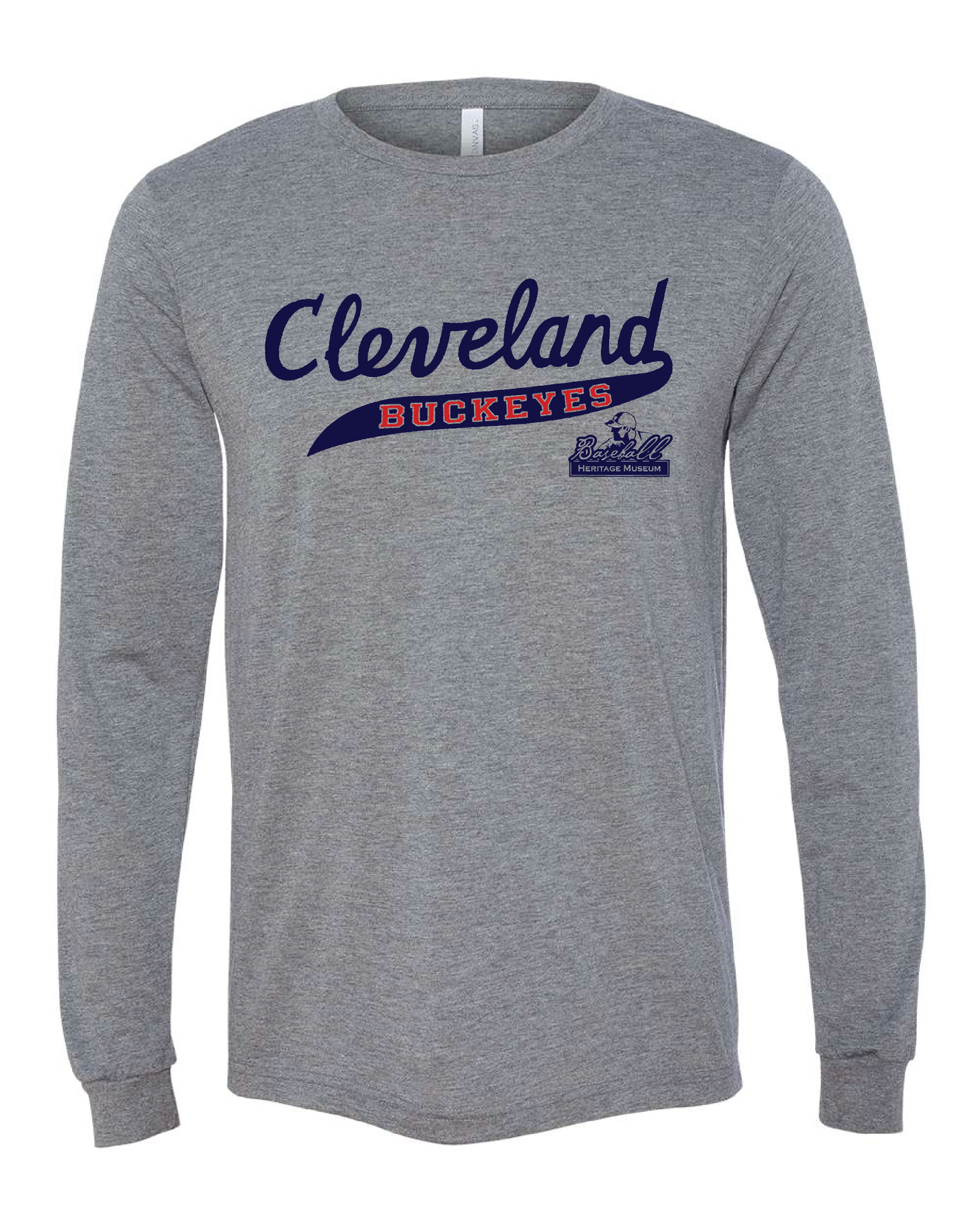 "Cleveland Buckeyes" on Gray - Only in Clev 