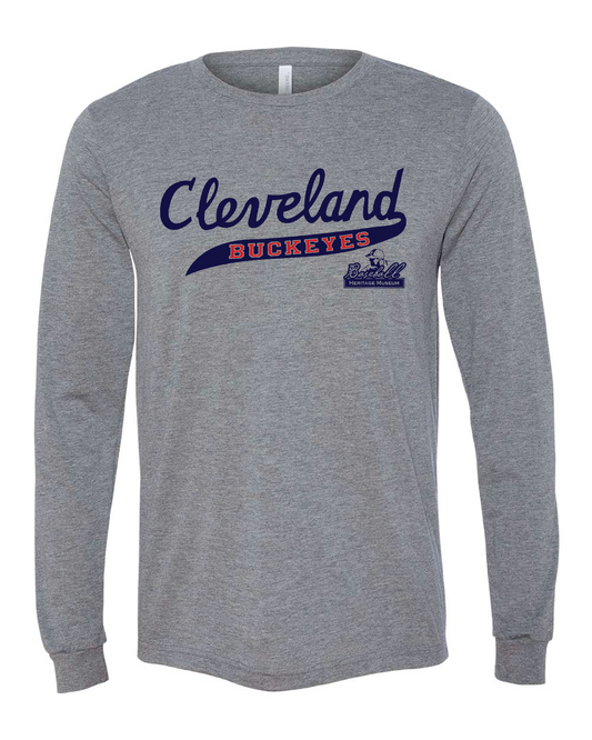 "Cleveland Buckeyes" on Gray (Youth Sizes) - Only in Clev 