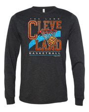 "Cleveland Basketball Throwback" Design on Black