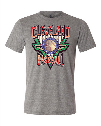 "Cleveland Baseball" Design on Gray