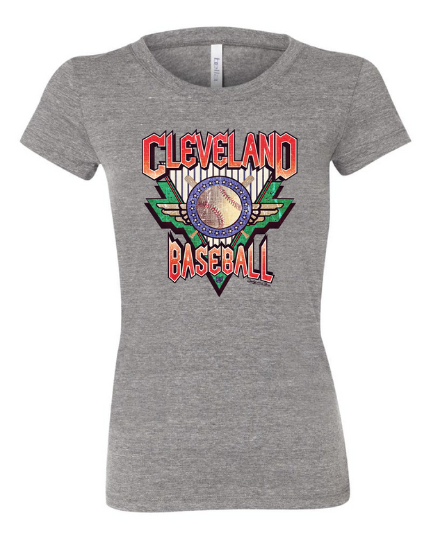 "Cleveland Baseball" Design on Gray