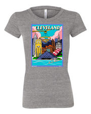 "Cleveland Landmarks 2024" design on Gray