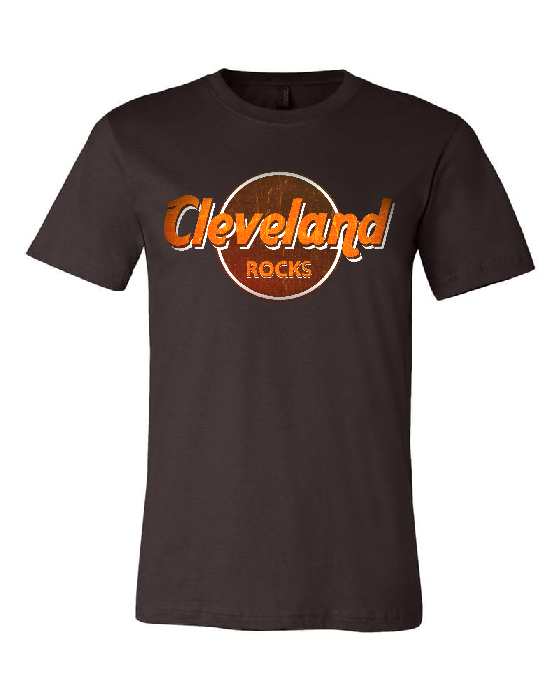 "Cleveland Rocks"  Design on Brown - Only in Clev 