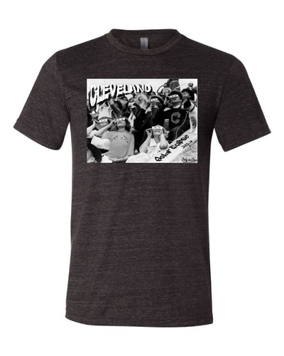 "Cleveland Eclipse 2024" Retro on Black