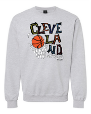 "Collage of Colors" Design on Gray