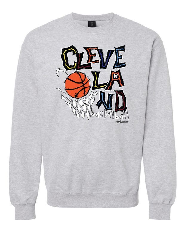 "Collage of Colors" Design on Gray