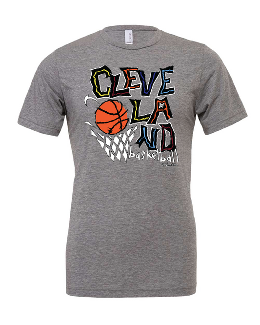 "Collage of Colors" Design on Gray - Only in Clev 