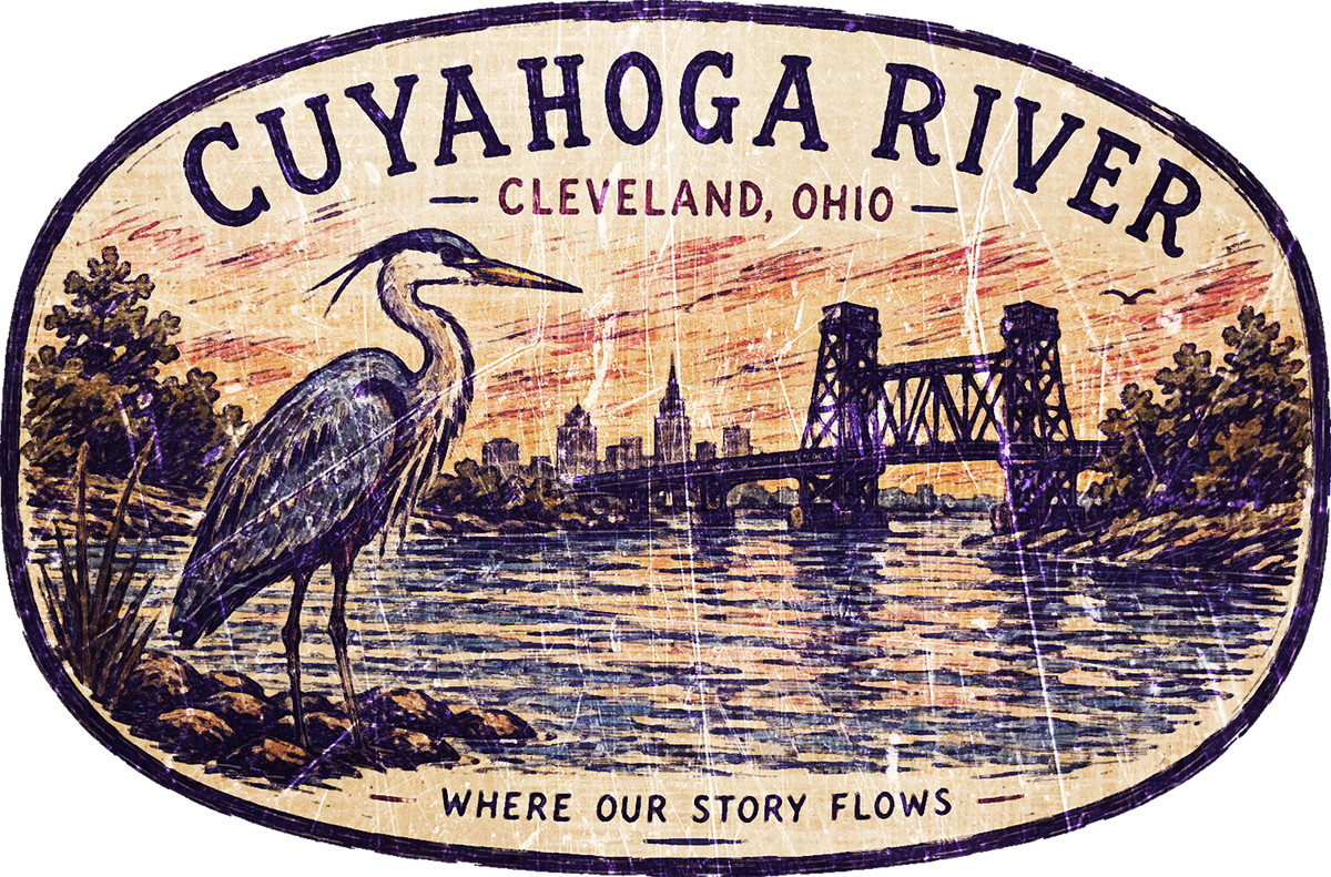 Original Cuyahoga River artwork