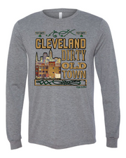 "Cleveland Dirty Old Town" on Gray