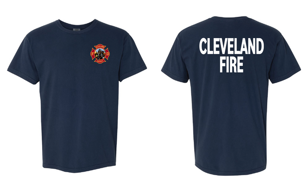 Youth "Cleveland Fire Duty Design" on Navy