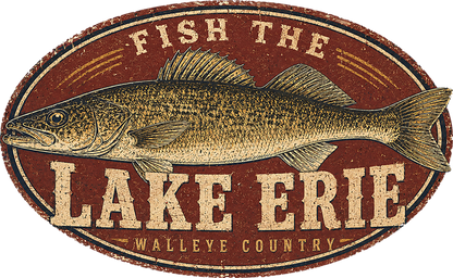 Original Lake Erie Walleye artwork