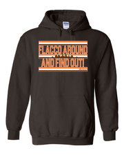 "Flacco Around" Design on Brown