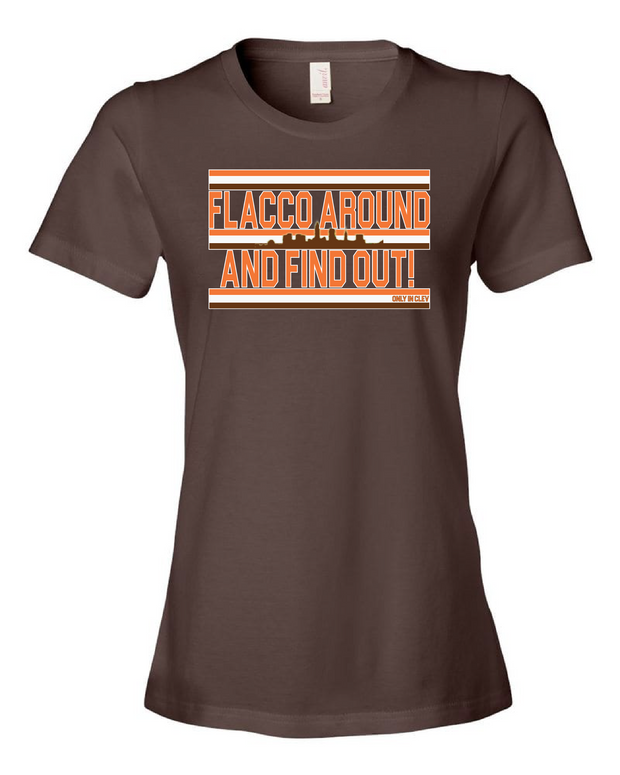 "Flacco Around" Design on Brown
