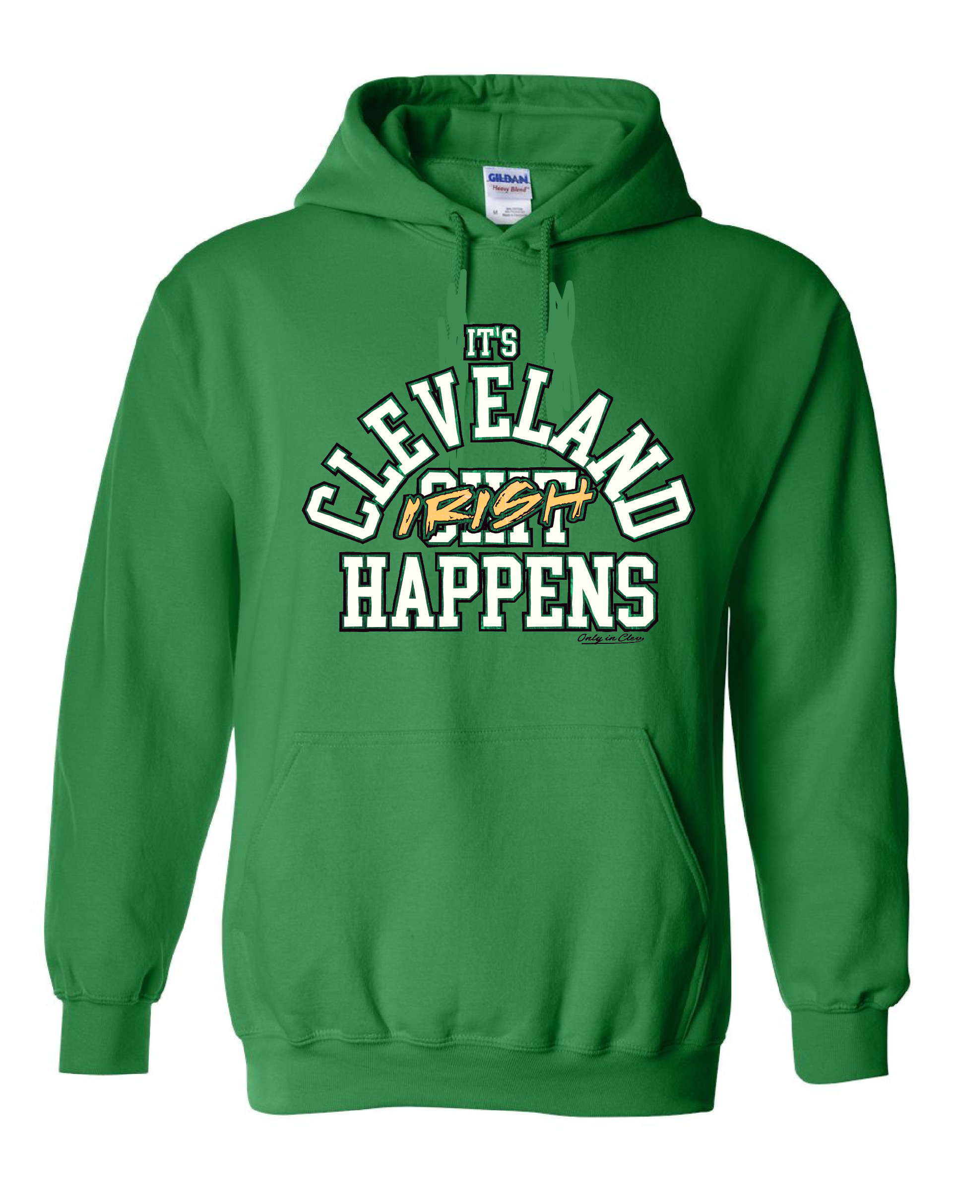 Irish Happens "White" on Kelley Green Only in Clev