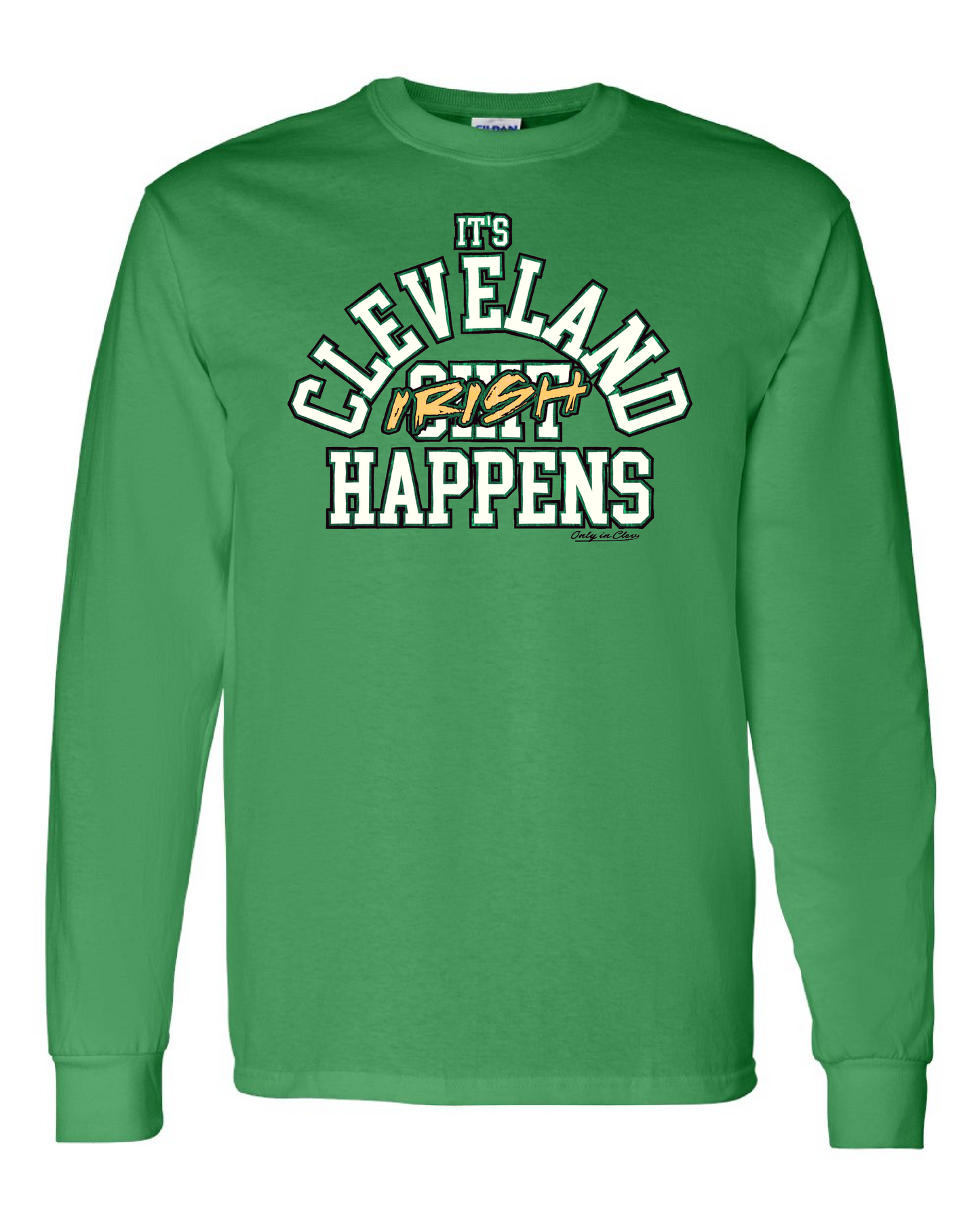 Irish Happens "White" on Kelley Green Only in Clev