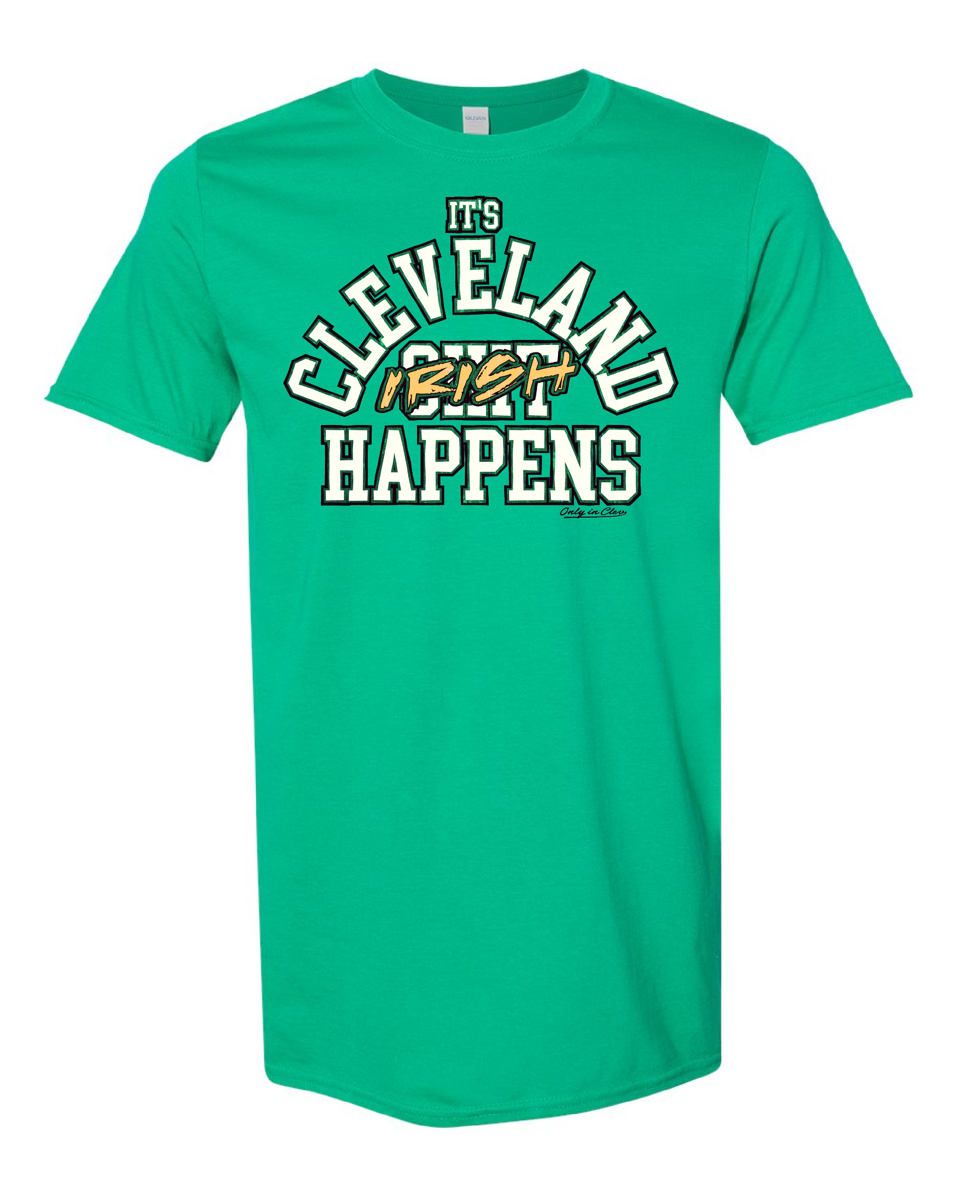 Irish Happens "White" on Kelley Green Only in Clev