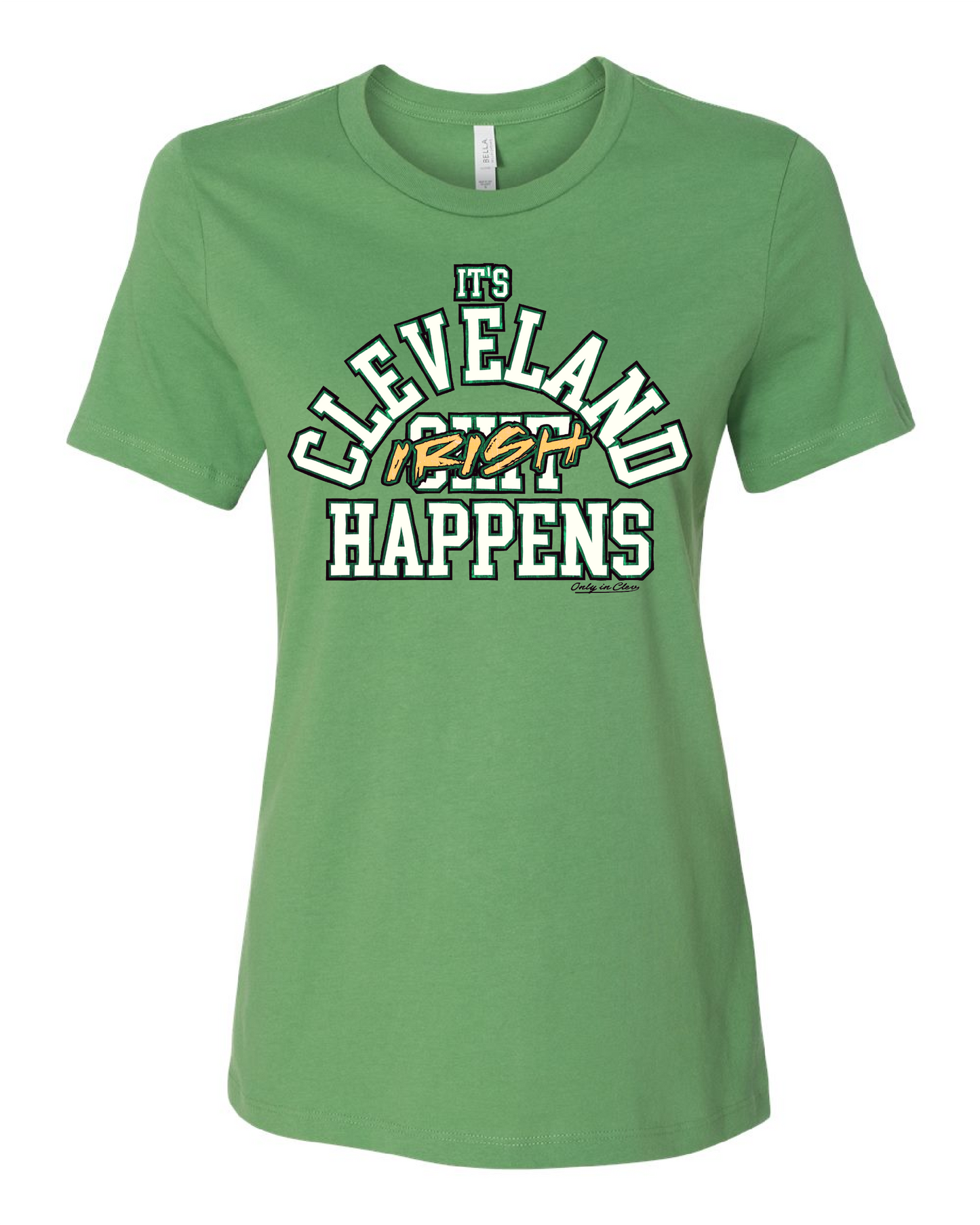 Irish Happens "White" on Kelley Green Only in Clev