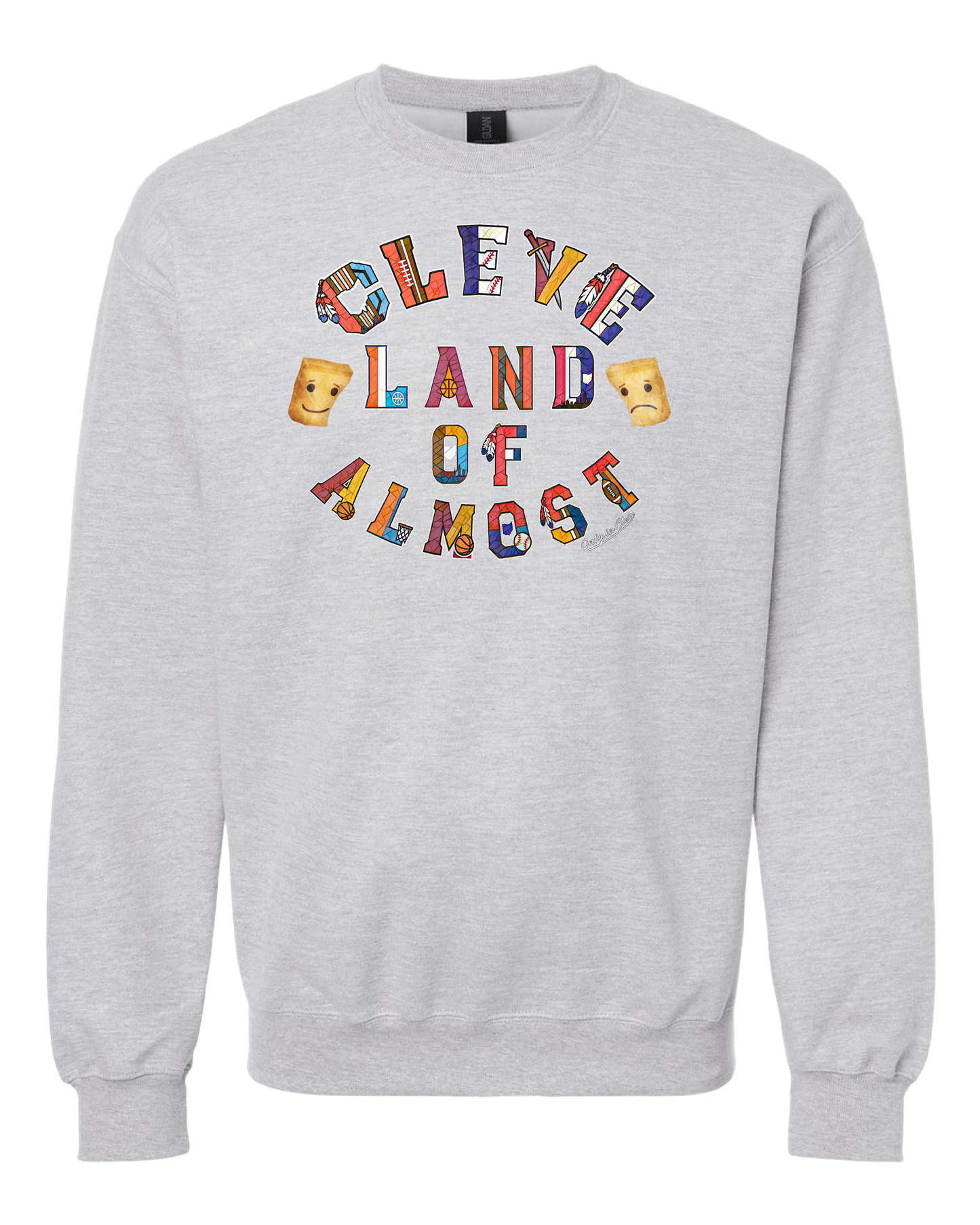 Cleve (Land of Almost) on grey Only in Clev