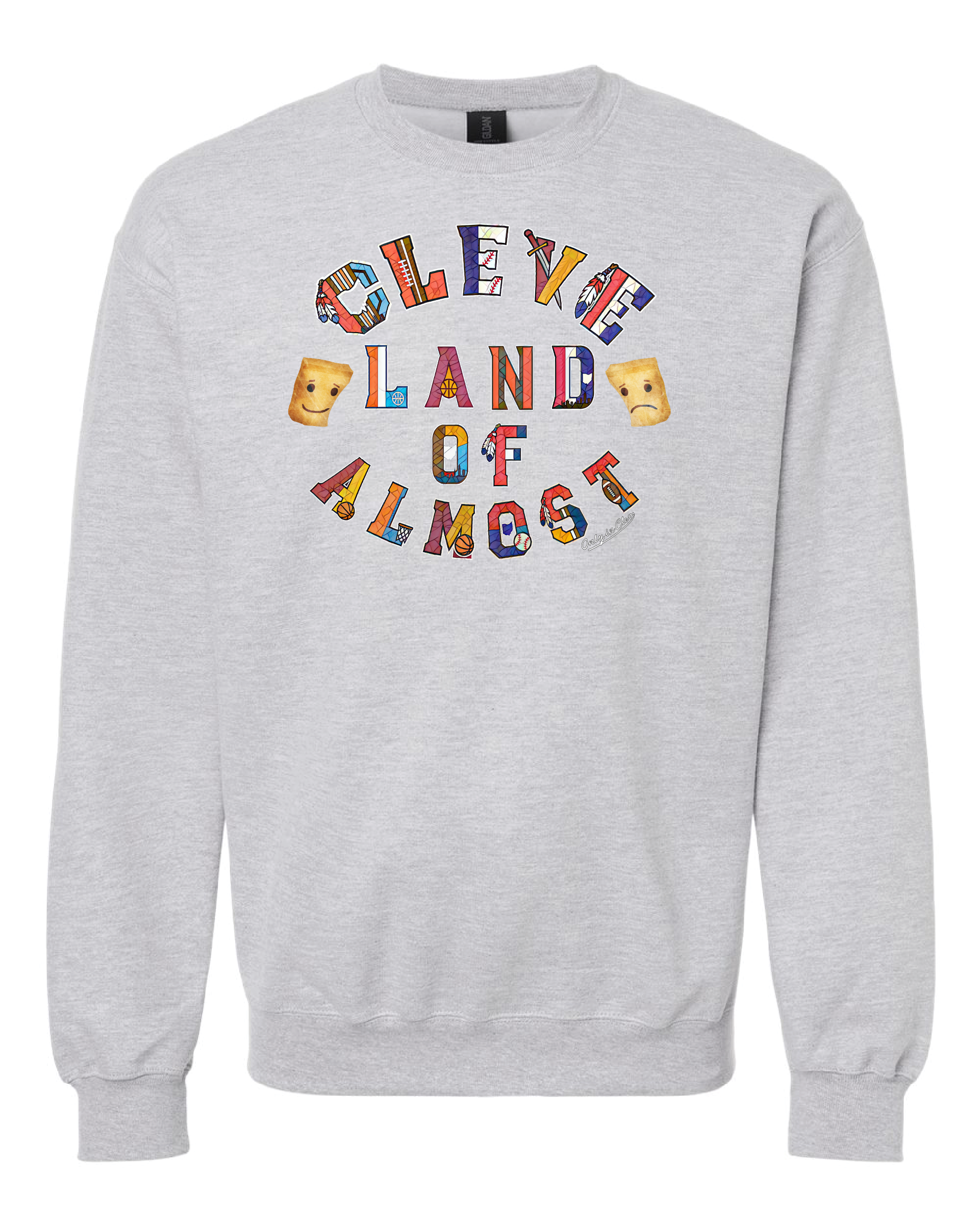 Cleve (Land of Almost) on grey Only in Clev