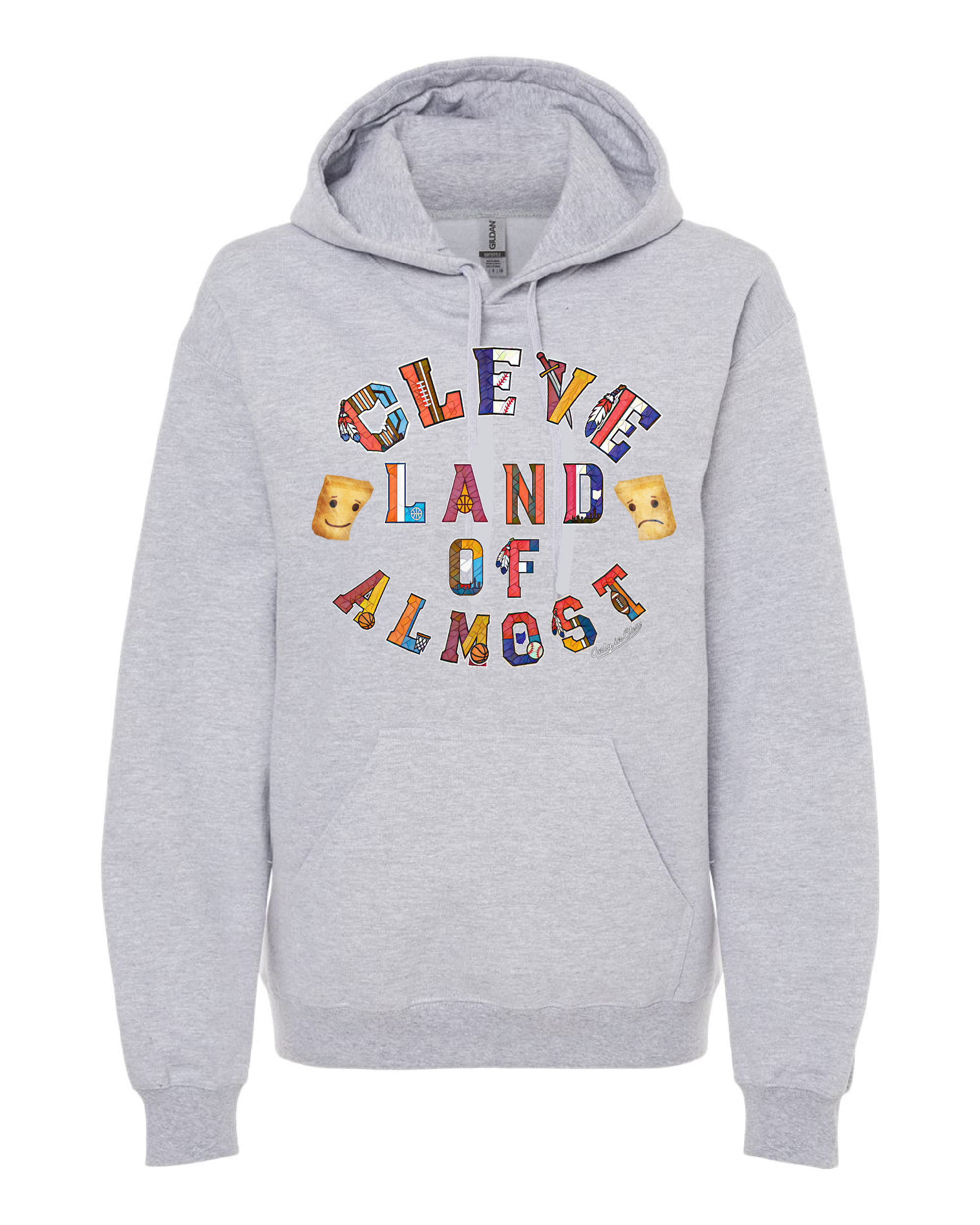 Cleve (Land of Almost) on grey Only in Clev