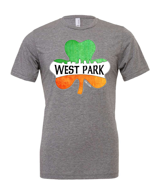 West Park Irish" on Gray Only in Clev
