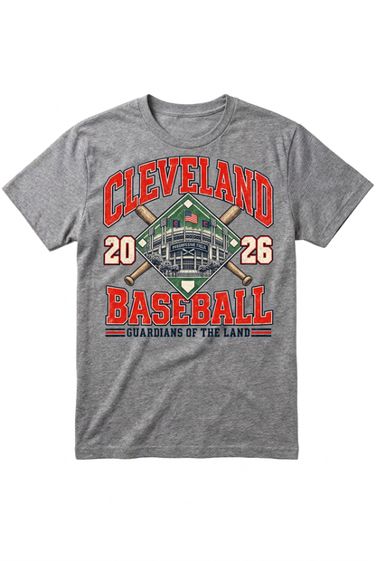 Guardians of the Land on gray unisex short sleeve shirt
