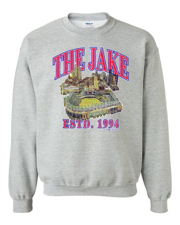 Cleveland "The Jake"  Baseball" Design on Gray