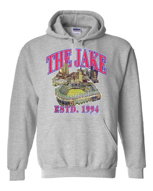 Cleveland "The Jake"  Baseball" Design on Gray