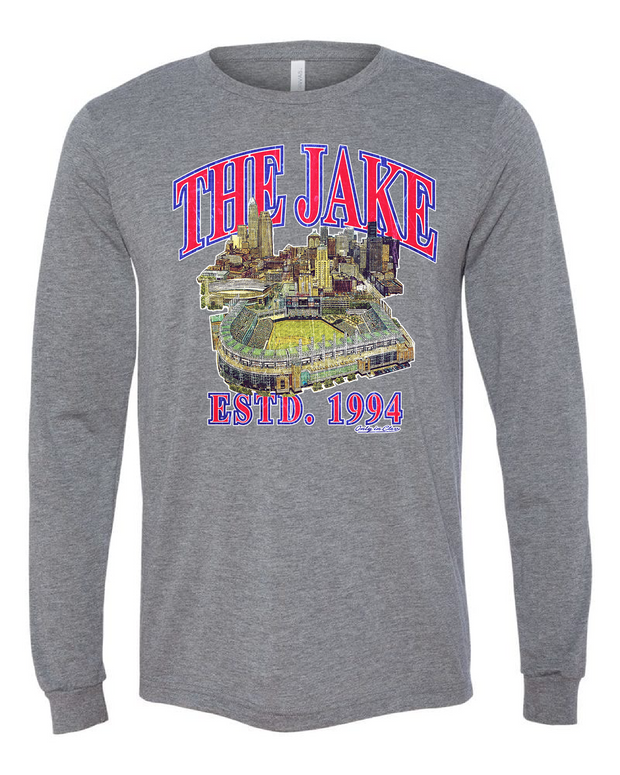 Cleveland "The Jake"  Baseball" Design on Gray