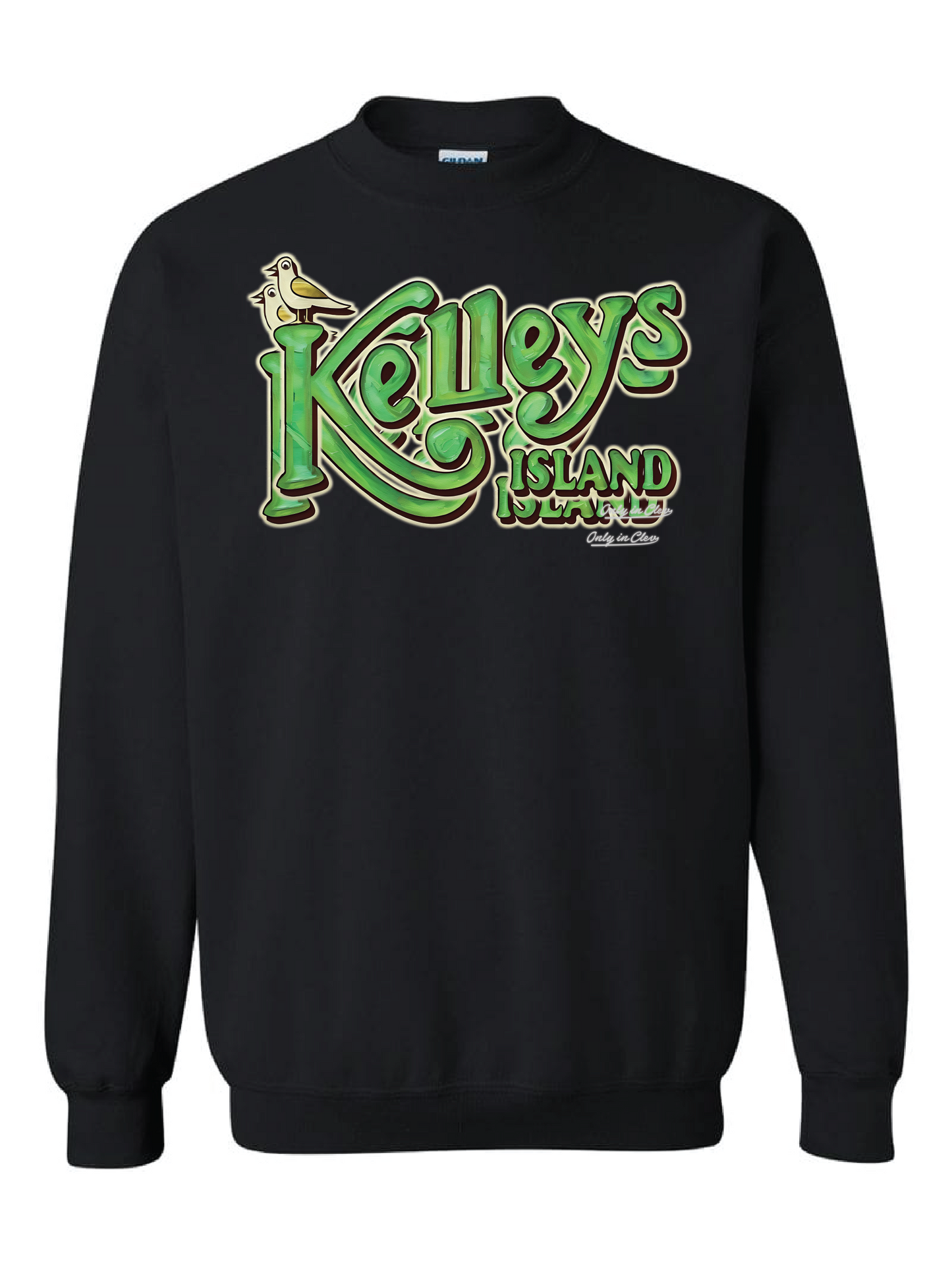 "Kelley's Island" on Black - Only in Clev 