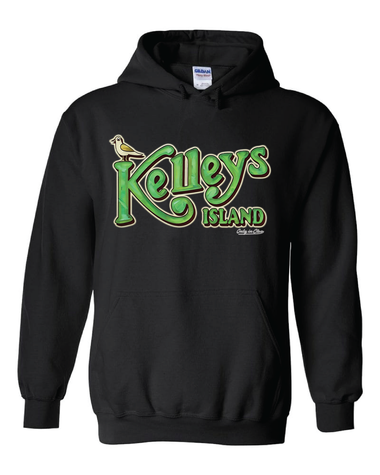 "Kelley's Island" on Black - Only in Clev 