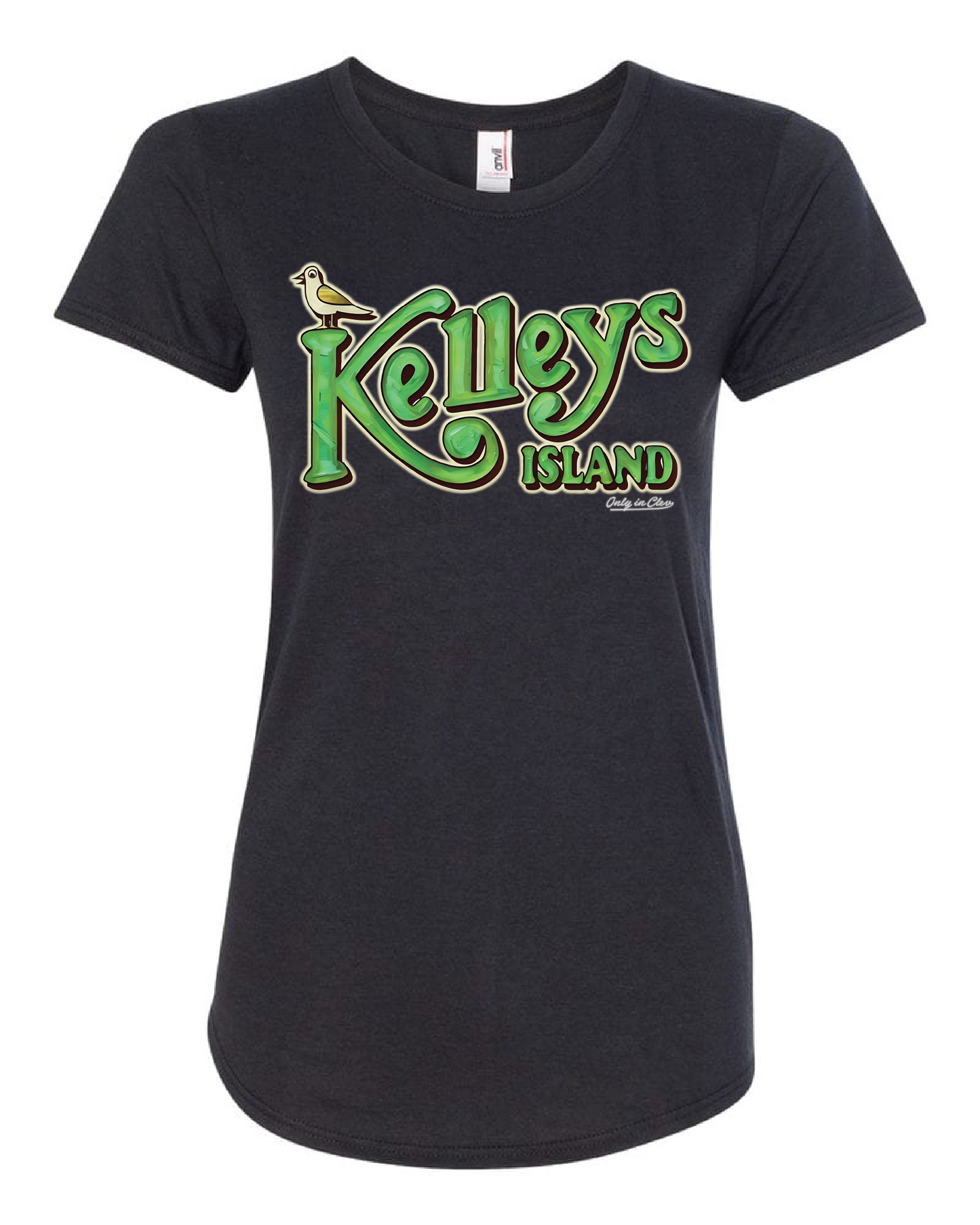 "Kelley's Island" on Black - Only in Clev 