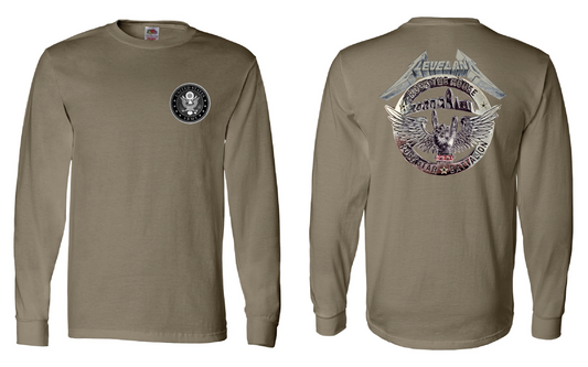 "RockStar Battalion" RockStar Metal Design on Khaki - Only in Clev 