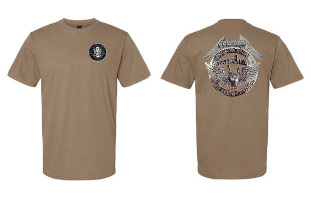 "RockStar Battalion" RockStar Metal Design on Khaki